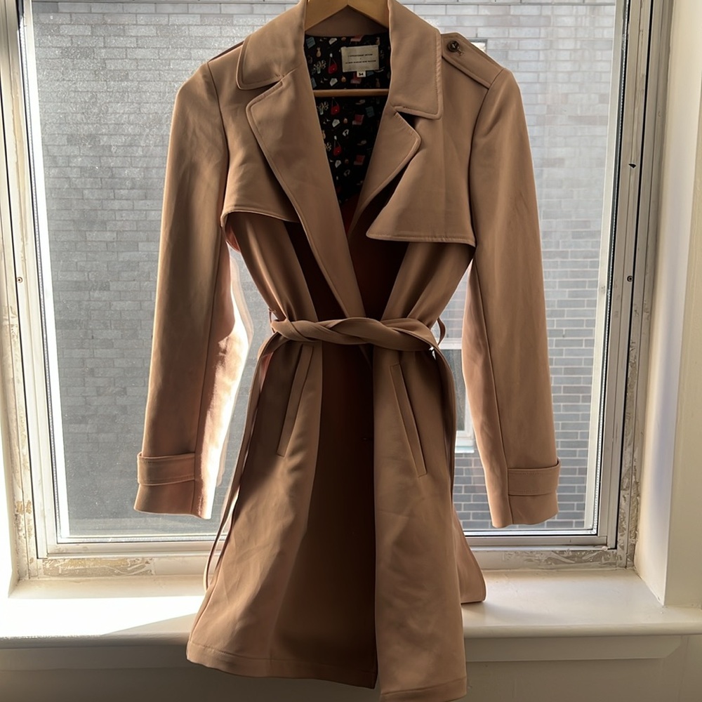 Sezane Beige Trench Coat